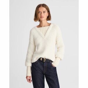 NWT! Madewell - Alexa Chung for Madewell Bobbie Sweater - Ivory - Size Small